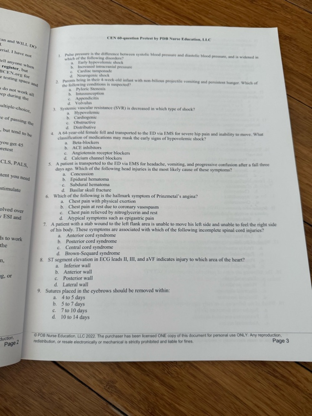 CEN Study Guide - Picture 5 of 5